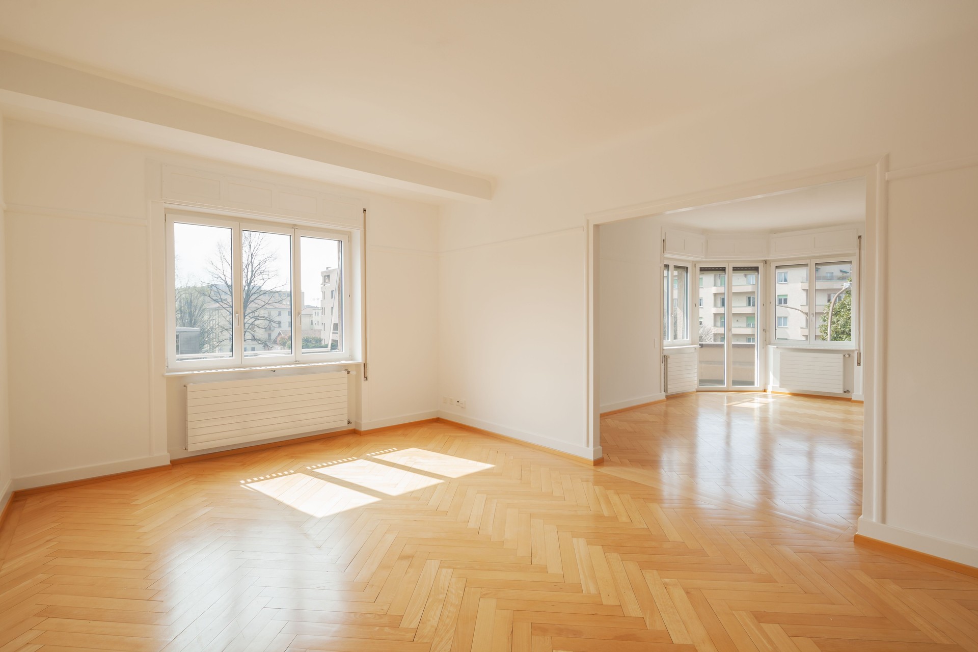 Interior of a modern apartment, empty room